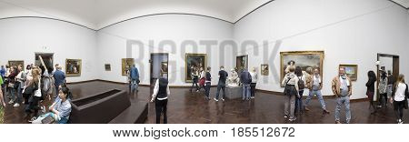 People Join The Museum Night 2017 In Frankfurt