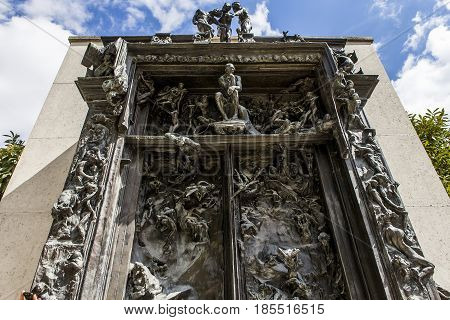In The Gardens Of The Rodin Musem, Paris, France