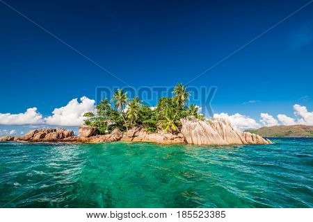 Beautiful St. Pierre Island at Seychelles