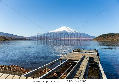 Mount Fuji and Lake Yamanaka