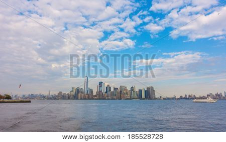 Manhattan skyline, New York City. USA