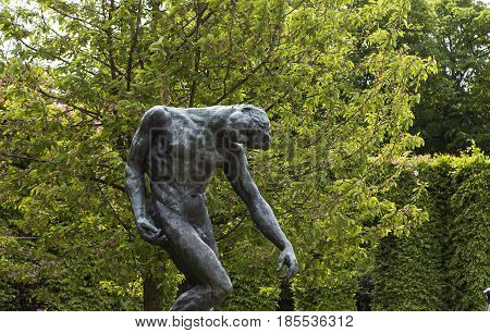In The Gardens Of The Rodin Musem, Paris, France
