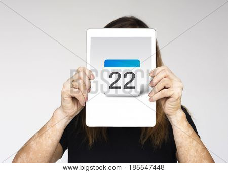 Date Twenty Second Agenda Calendar Graphic