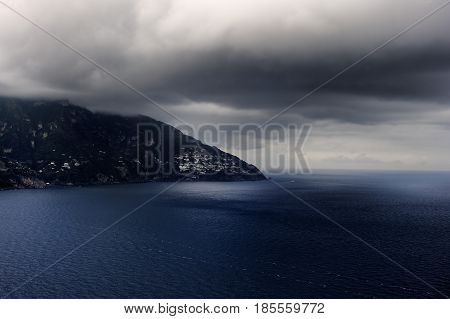 Scenic View Of The Famous Amalfi Coast, Italy