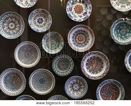 Turkish Iznik Ceramic In Ecouen Castle, France