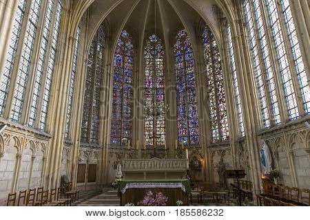 Saint Germer De Fly Church, Oise, France