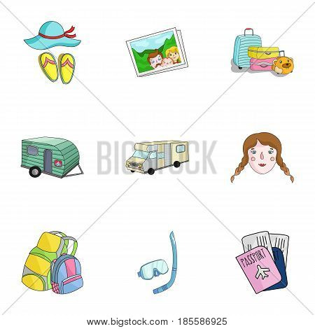 Family, family traditions, recreation. Family life.Family holiday icon in set collection on cartoon style vector symbol stock web illustration.
