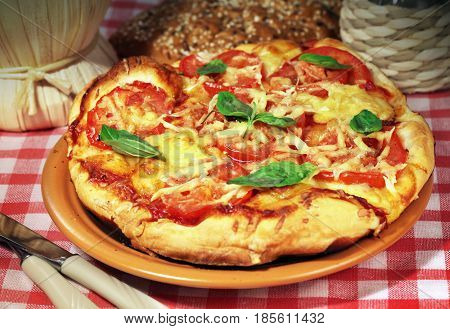 Italian Food Pizza Margarita