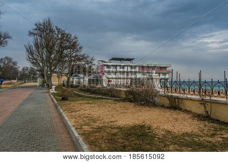 Port,   Beach In Feodosiya.