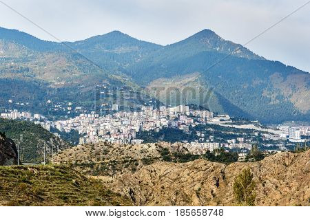 View On Artvin City. Turkey