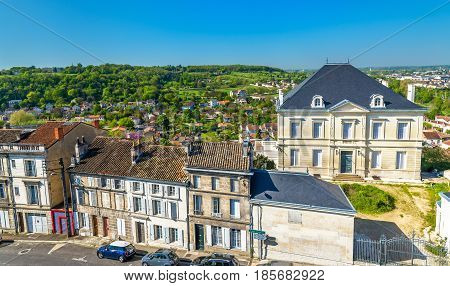 Historic buildings in Angouleme, the Charente department of France