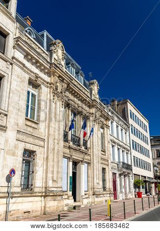 Historic buildings in Angouleme, the Charente department of France