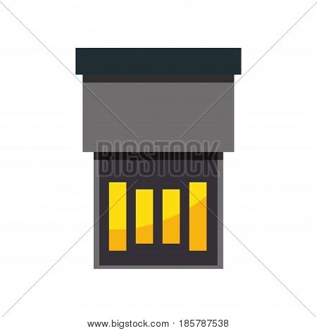 USB connection technology icon vector illustration graphic design