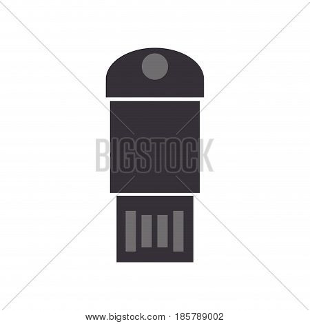 USB connection technology icon vector illustration graphic design