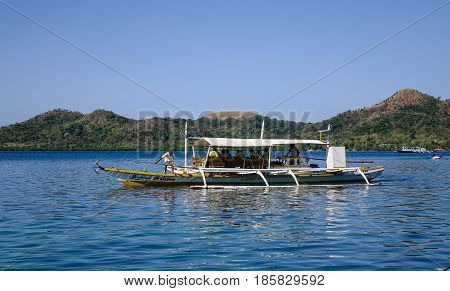 Seascape Of Palawan Islands In Philippines
