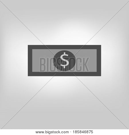 vector money dollar icon illustration on background