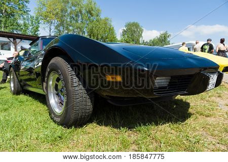 Paaren Im Glien, Germany - May 19: The Chevrolet Corvette Stingray (c3) Is A Sports Car Produced By