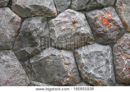 beautiful Texture stone wall for background .