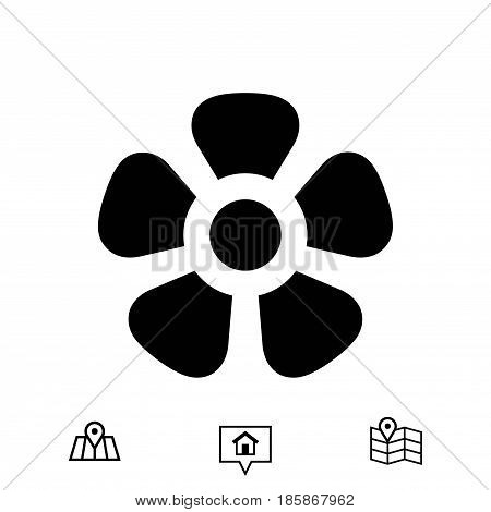 icon stock vector illustration flat design style