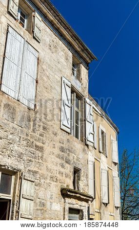 Historic buildings in Angouleme, the Charente department of France