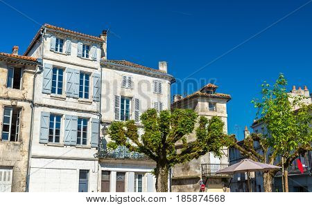 Historic buildings in Angouleme, the Charente department of France
