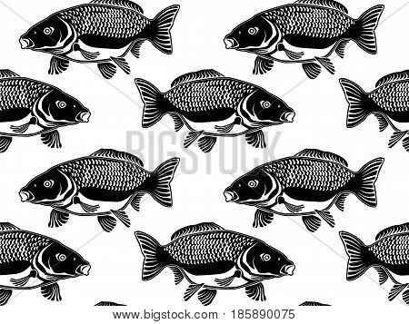 Carpio Black Pattern