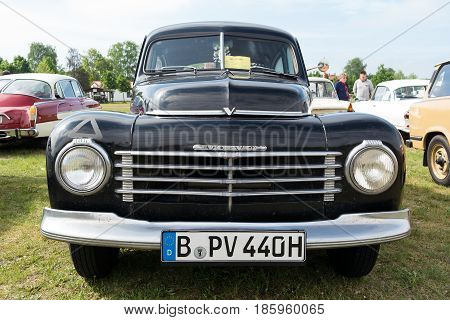 PAAREN IM GLIEN GERMANY - MAY 19: Car Volvo PV444 