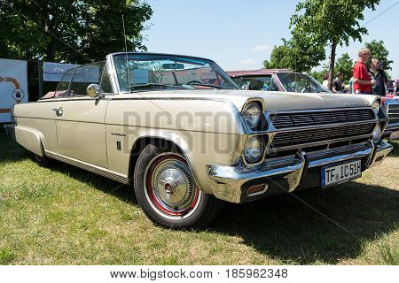 Paaren Im Glien, Germany - May 19: Full-size Car Rambler Ambassador 990 Convertible, 