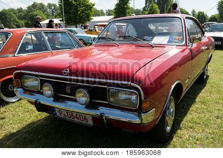Paaren Im Glien, Germany - May 19: Executive Car Opel Commodore Gs Coupe, 