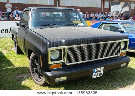 Paaren Im Glien, Germany - May 19: Car Chevrolet Ck Pickup Truck (1974), 