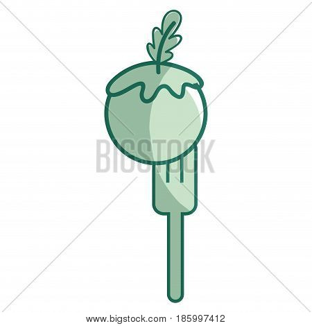 silhouette fresh tomato to prepair natural salad, vector illustration