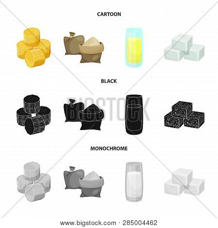 Vector Illustration Of Farm And Agriculture  Logo. Set Of Farm And Technology Stock Symbol For Web.