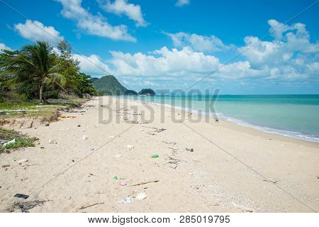 Garbage On The Beach In Thailand And Many Beaches Around The World