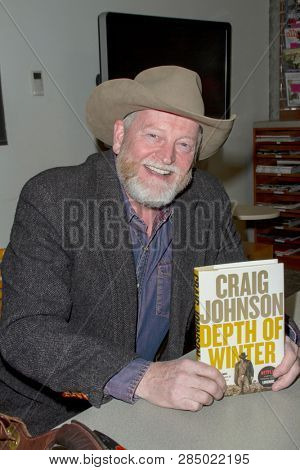 Author Craig Johnson at the Friends of Fallbrook Library 19th Annual Community Read and Autograph Signing on Feb. 16, 2019 at Fallbrook Public Library, Fallbrook, CA.