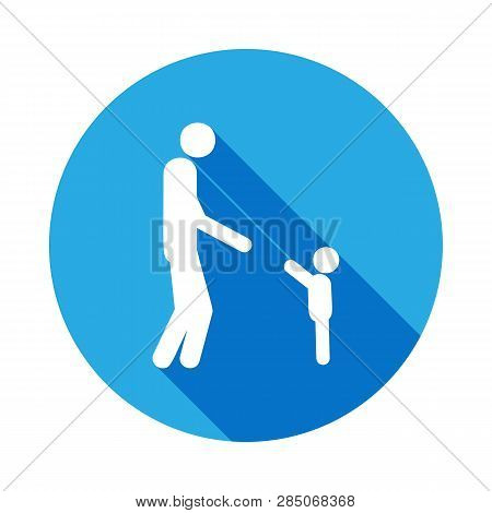 Child Reaches Father Icon. Element Of Life Married People Illustration. Signs And Symbols Collection