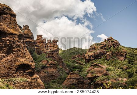 Los Terrones Is A National Park In Córdoba, Argentina. Its Red Eroded Rocks Create Amazing Shapes!