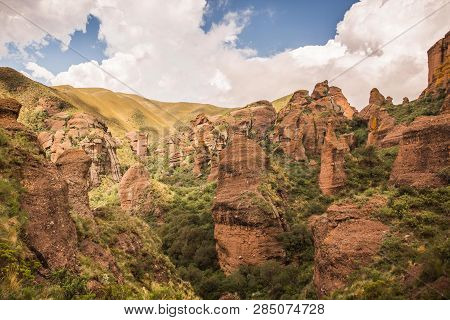 Los Terrones Is A National Park In Córdoba, Argentina. Its Red Eroded Rocks Create Amazing Shapes!