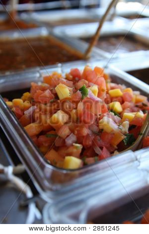 옥수수 신선한 살사