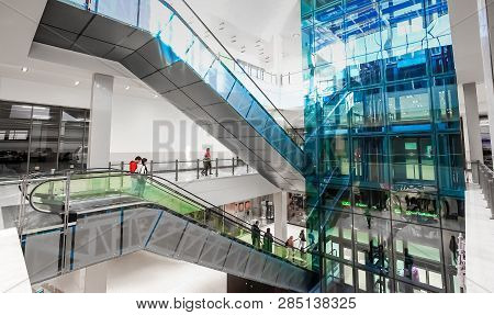 Inside Interior Of Alberton City Mall In Johannesburg