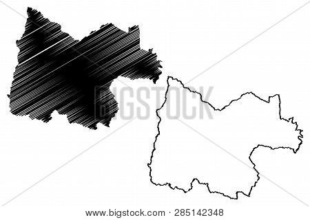 Uthai Thani Province (kingdom Of Thailand, Siam, Provinces Of Thailand) Map Vector Illustration, Scr