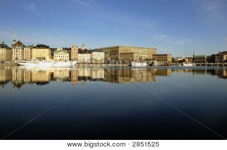 Královský palác ve Stockholmu.