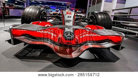 Johannesburg, South Africa - October 06 2011: Mclaren Formula One Racing Car On Display