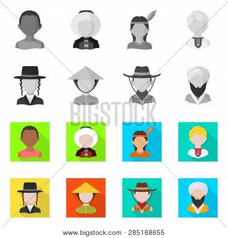 Vector Design Of Imitator And Resident Logo. Set Of Imitator And Culture Vector Icon For Stock.