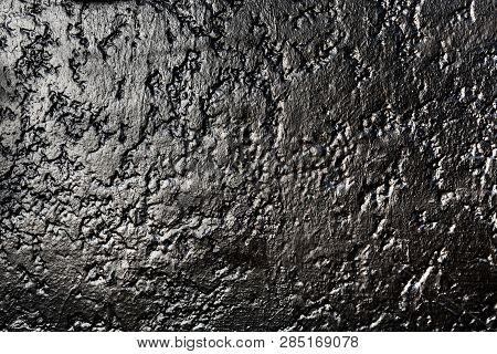 Black Rouge Textured Background For Concept Or Product