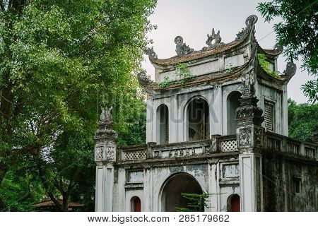 Temple Of Literature In Hanoi City, Vietnam. Van Mieu