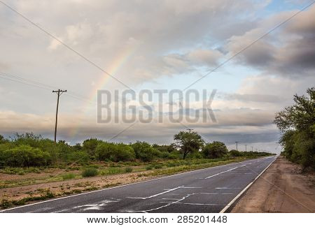 A Rainbow Is A Gift When You Are Road Tripping.