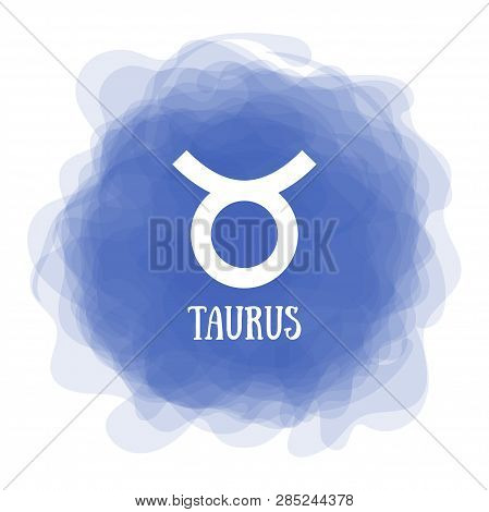 Zodiac Sign. Astrological Calendar. Zodiacal Color Vector Horoscope. Smoky Circle. Line Symbol