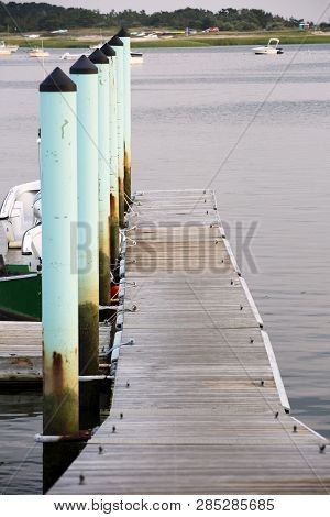 View Of Wellfleet Harbor On Cape Cod In Wellfleet Ma