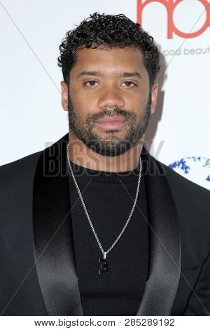 LOS ANGELES - FEB 17:  Russell Wilson at the 2019 Hollywood Beauty Awards at the Avalon Hollywood on February 17, 2019 in Los Angeles, CA