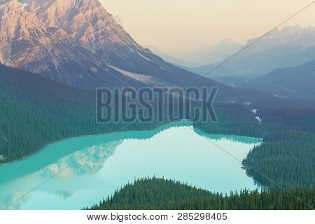 Peyto Lake in Banff National Park, Canada
